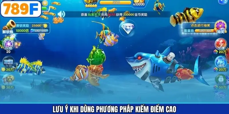 Lưu ý khi dùng phương pháp kiếm điểm cao Lưu ý khi dùng phương pháp kiếm điểm cao